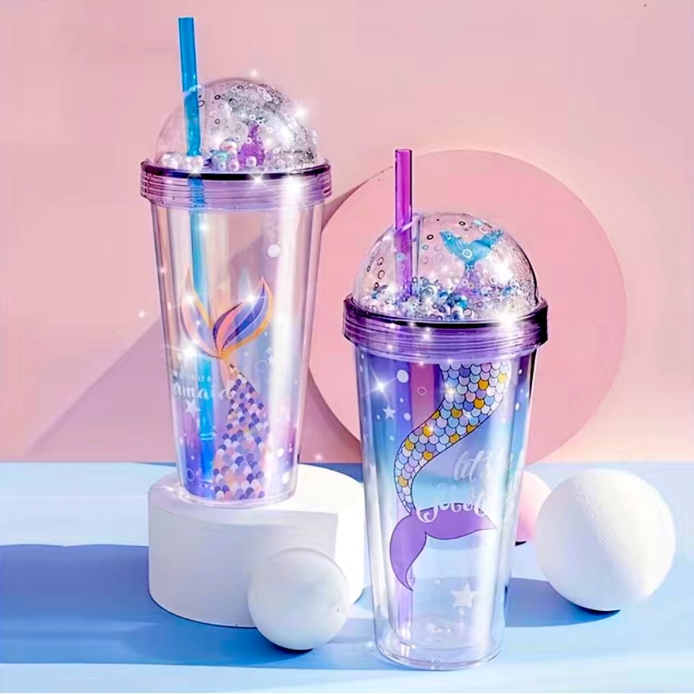 Pearl Mermaid Cup Portable